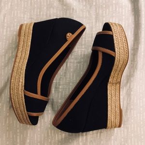 Tory Burch Majorca Wedges - Size 6.5